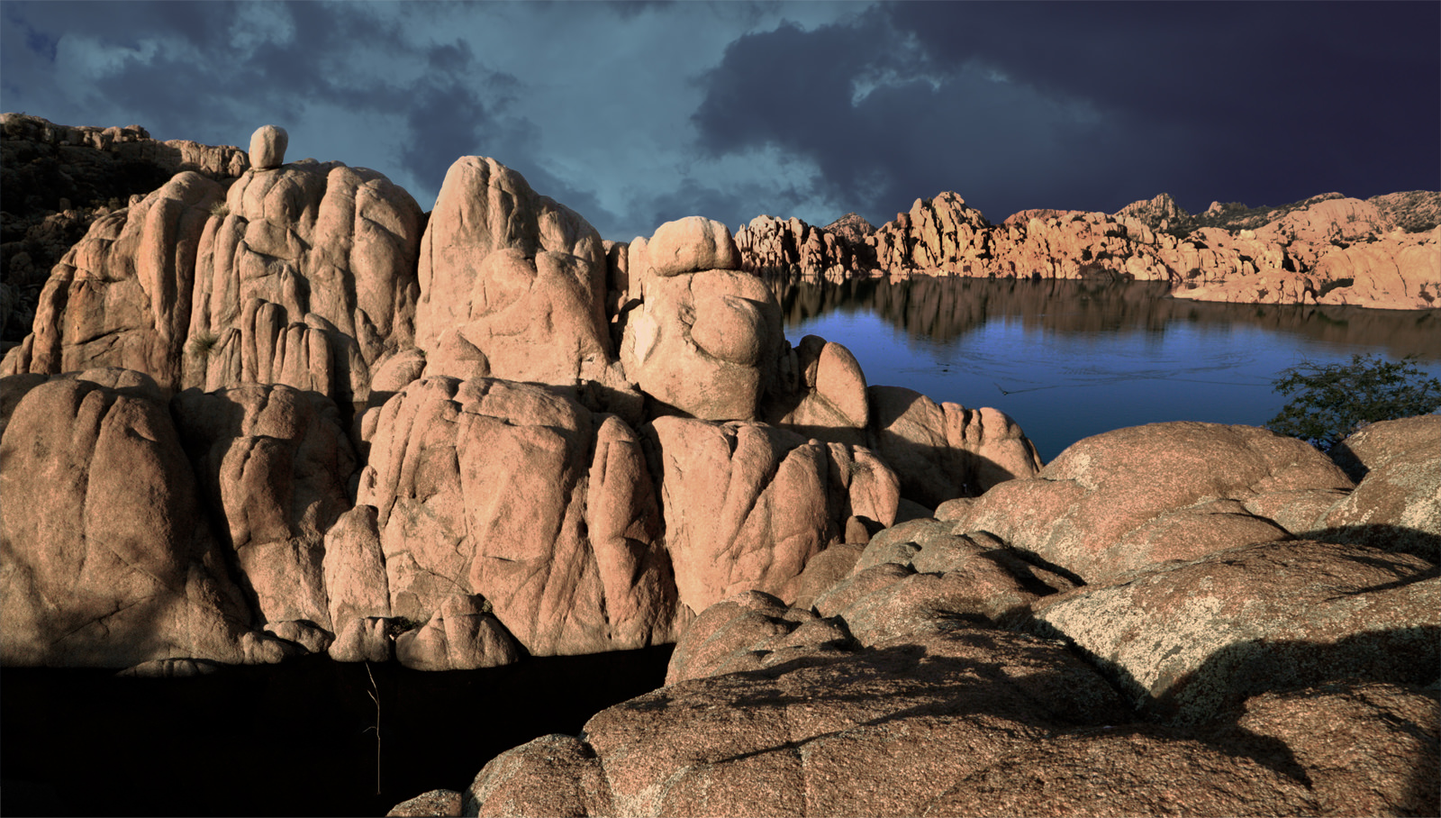 Ancient Figures Overlooking Watson Lake